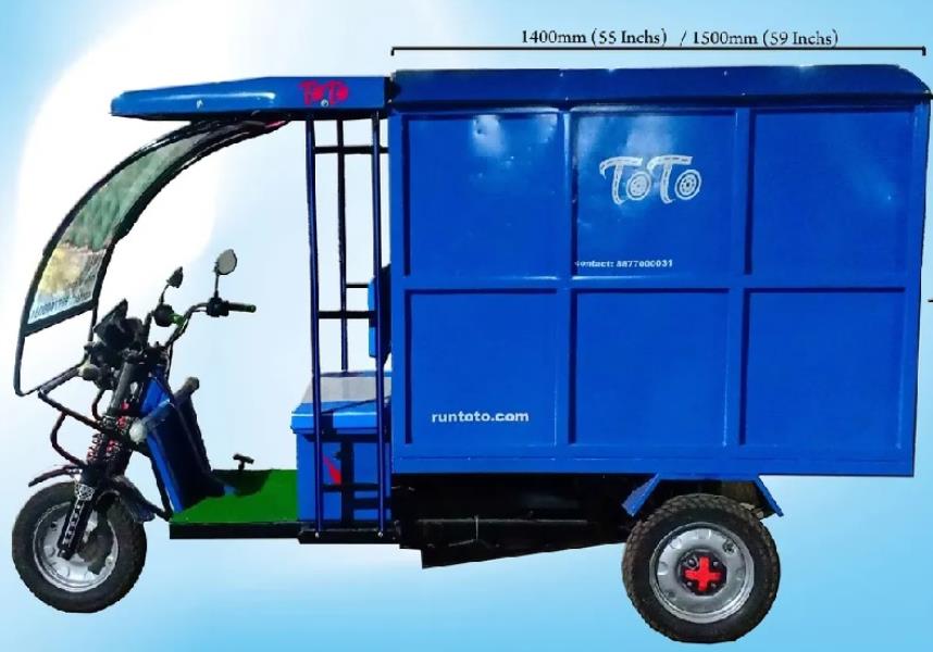 Run Toto E Cargo 450/750 3 Wheeler pictures, photos